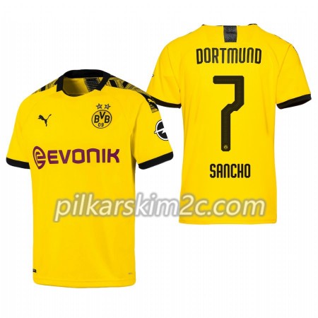 Koszulka Borussia Dortmund Jadon Sancho 7 Główna 2019-2020 - Koszulki Piłkarskie